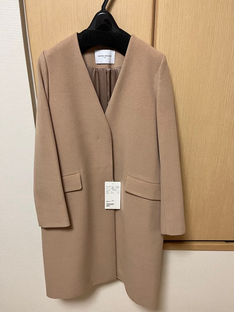 ベージュ チェスターコート 36