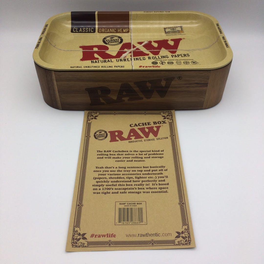 RAWキャッシュBOX★金属トレイ★ペーパー★ロウ★ボング★パイプスクリーン