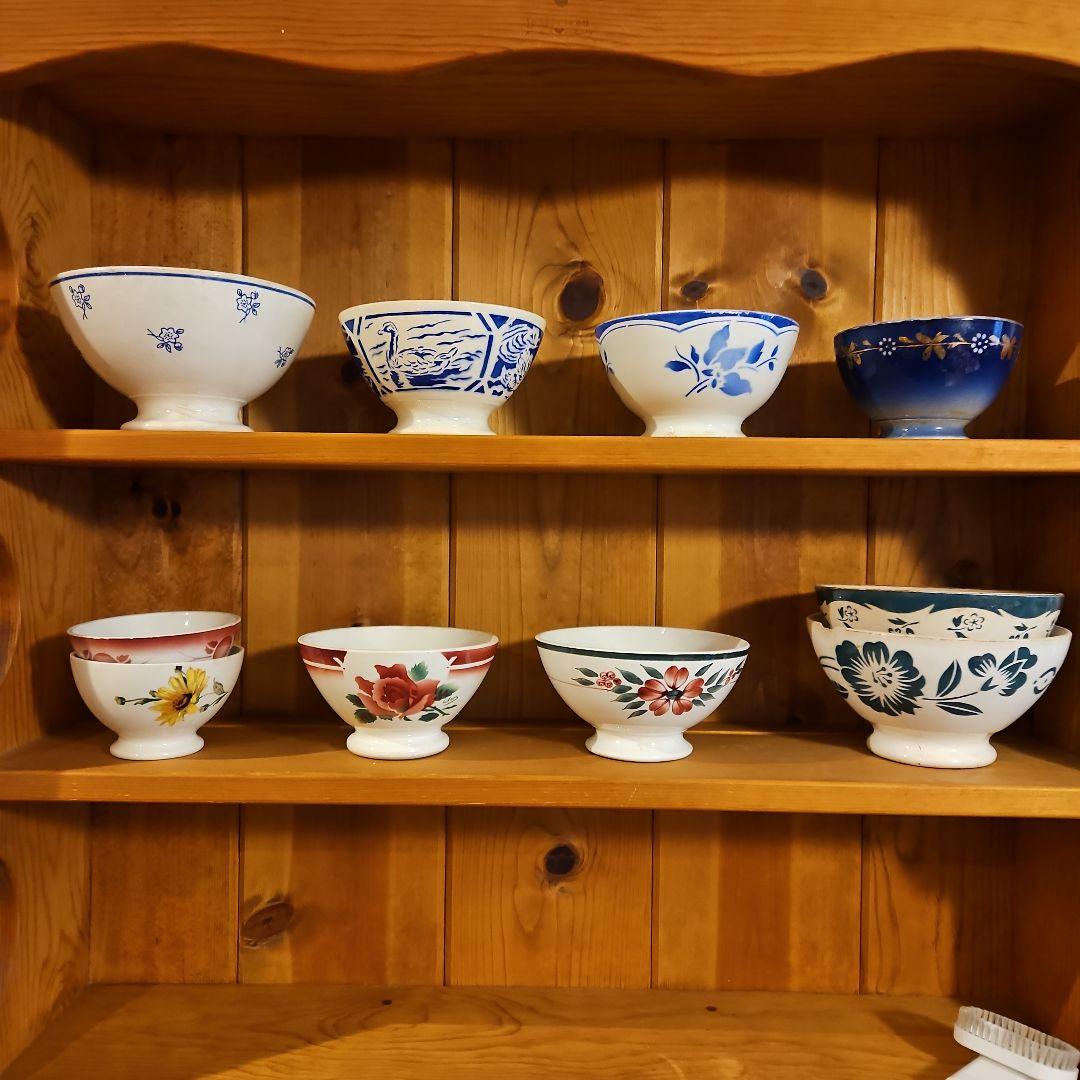 カフェオレボウル10点セット フランス蚤の市