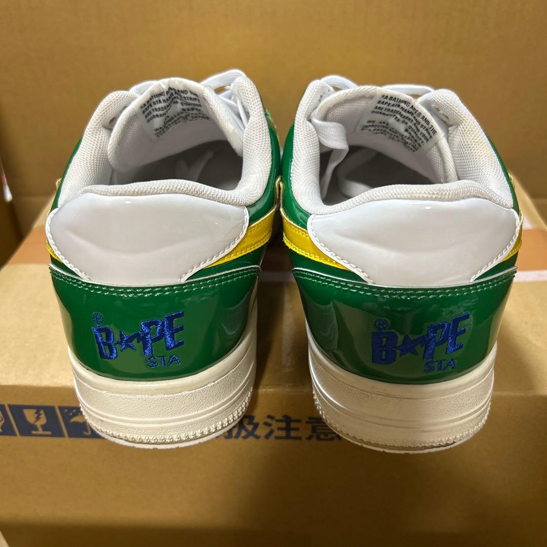 A BATHING APE エナメル　BAPESTA ブラジルカラー　28cm