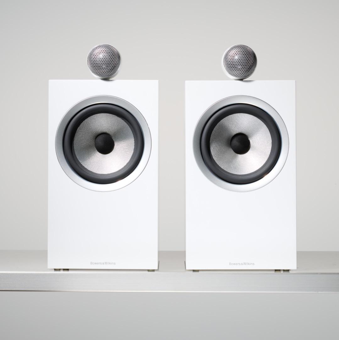 美品！B&W - 705S2-W/サテンホワイト（ペア）ブックシェルフスピーカー