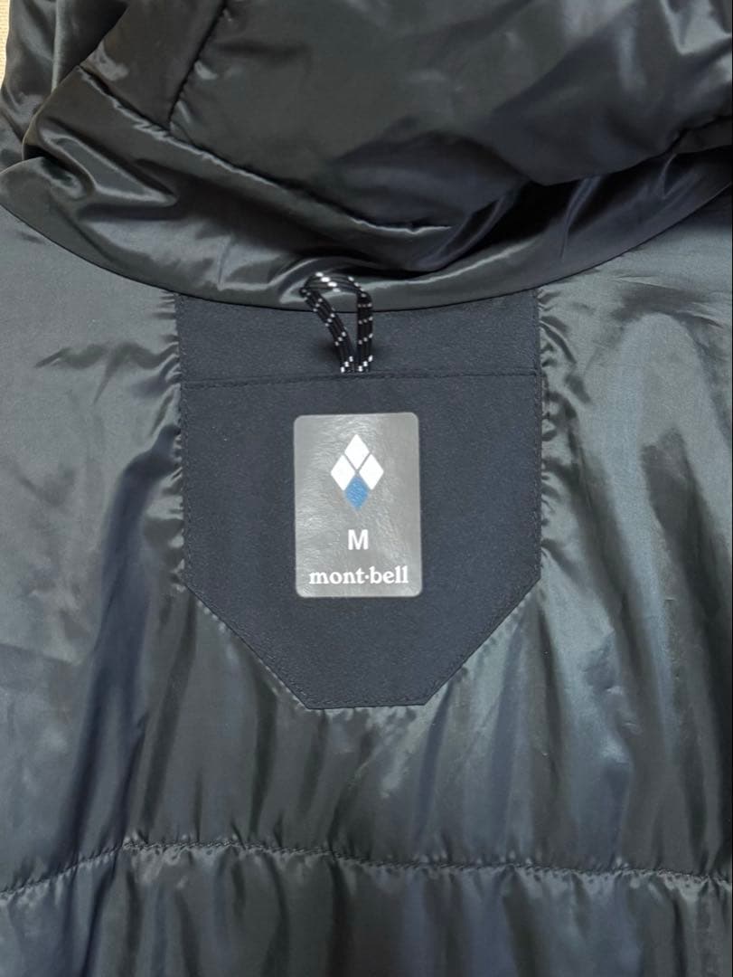 モンベル メンズ M パウダーステップパーカ ブラック