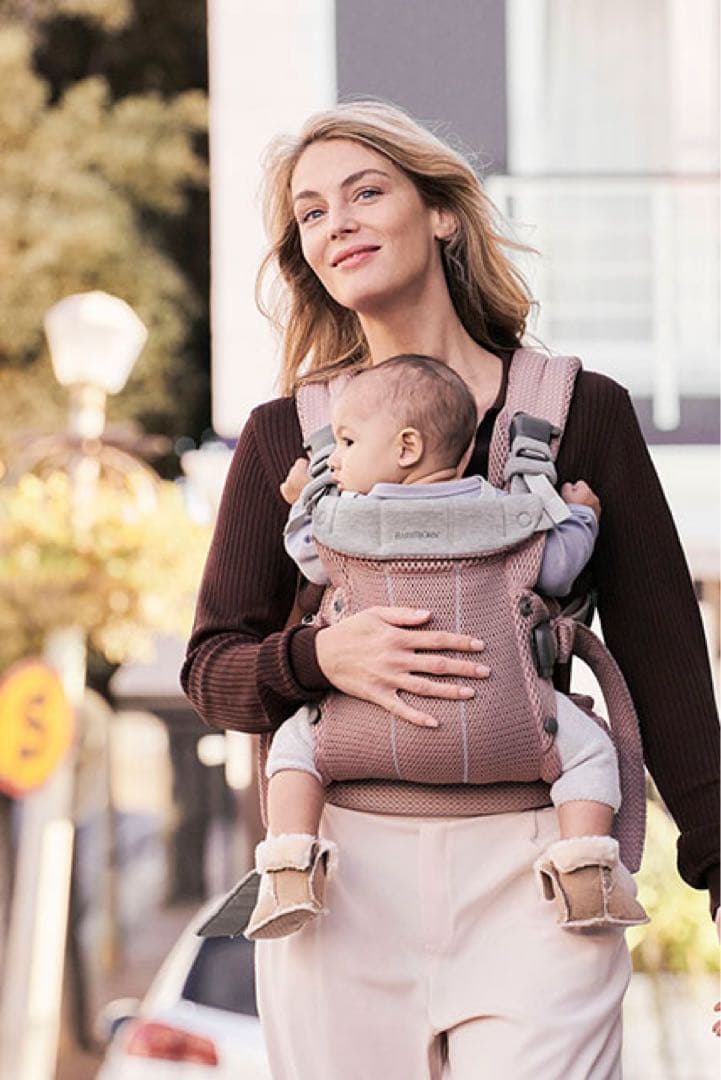 メッシュ素材 ピンク 抱っこひも　#ピンク#女の子#箱付き#おしゃれ