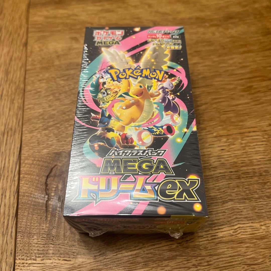 ポケモンカードゲーム MEGAドリームEX 10パック入り　ボックス　未開封