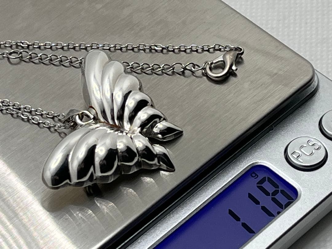 h294 オールド　ティファニー　バタフライ　ブローチ　ネックレストップ　925