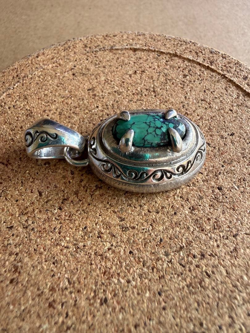 歳末最安値　SAADターコイズ ペンダント トップ