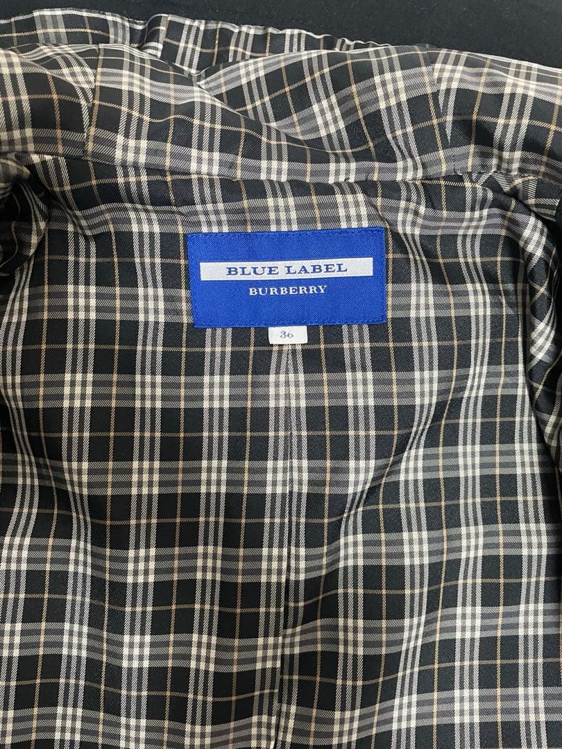 BURBERRY BLUE LABEL ダッフルコート 黒