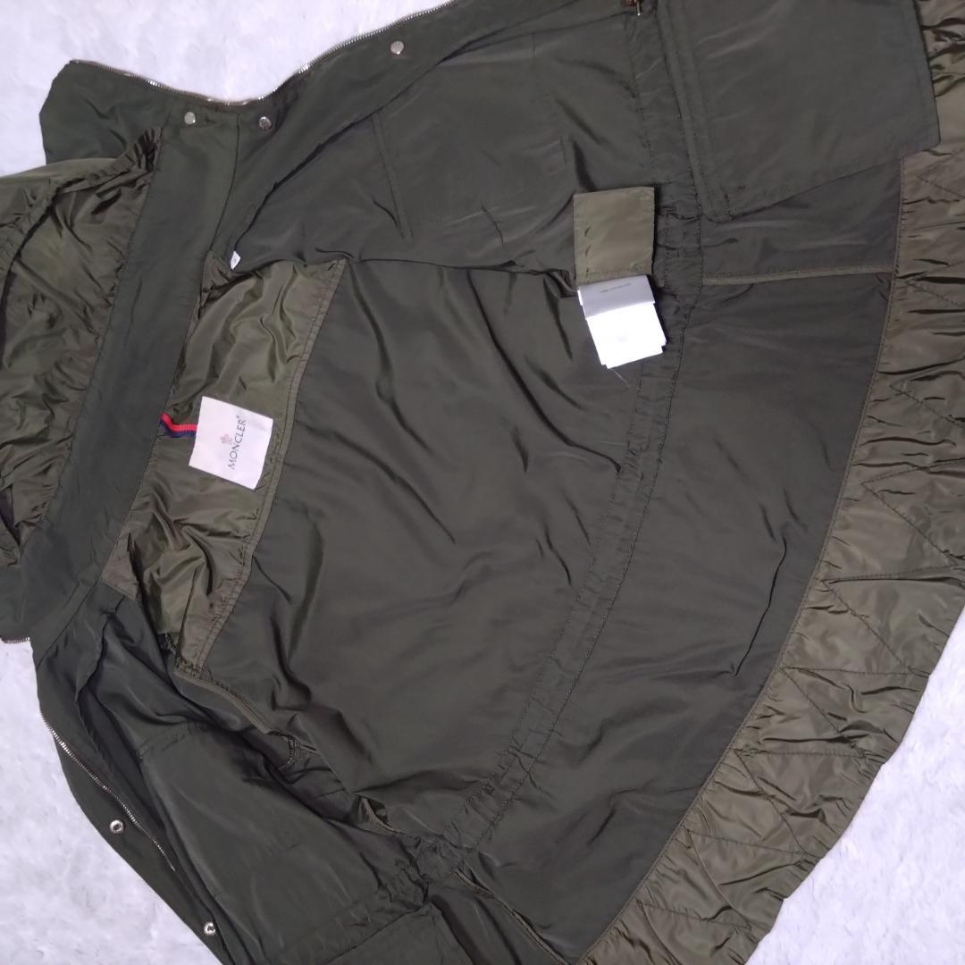 美品モンクレール、モッズコートジャケット、ダブルジップ、ルーマニア、QRコード