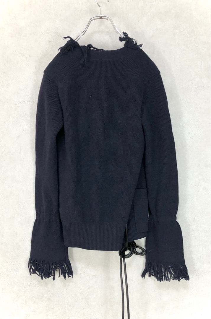 SACAI サカイ 2018AW-PRE 異素材ドッキング ニットトップス