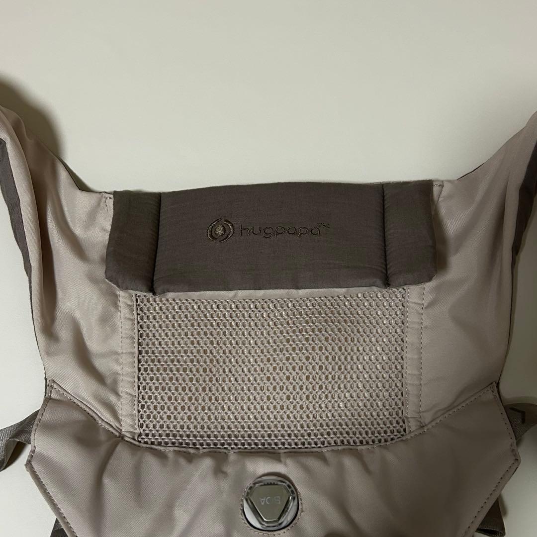 hugpapa 抱っこ紐　ベビーキャリア　ヒップシート　オートミール
