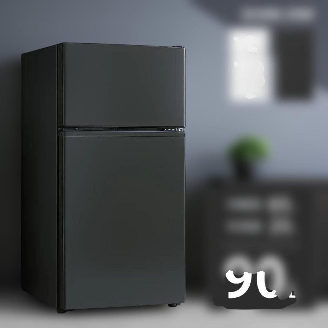 中古 冷凍冷蔵庫 90L 家庭用 上段冷凍庫 奥行50cm 白A2-5-2