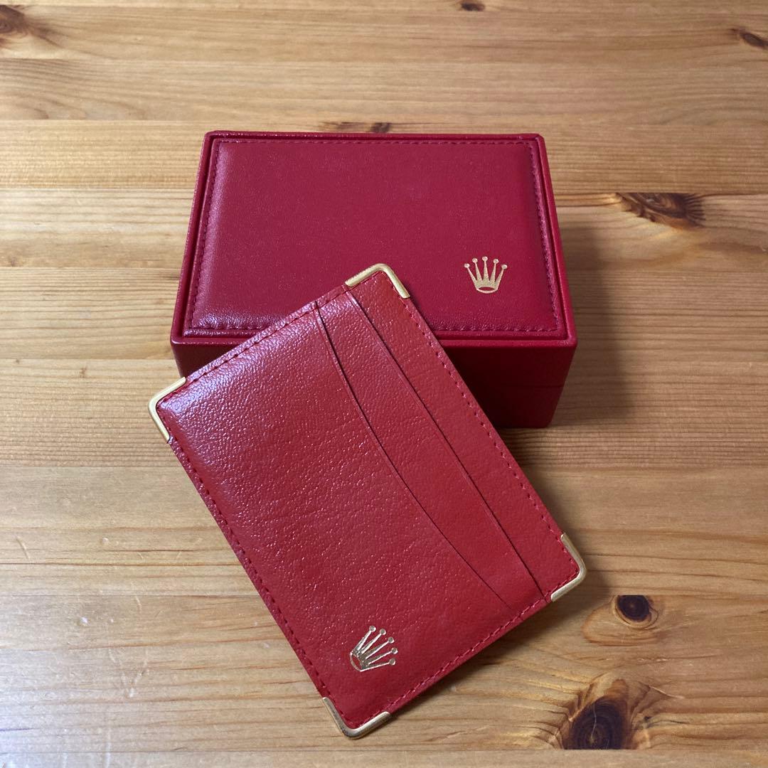 値下げ中‼️ROLEX 【正規品】 レザーケース レッド　箱のみ