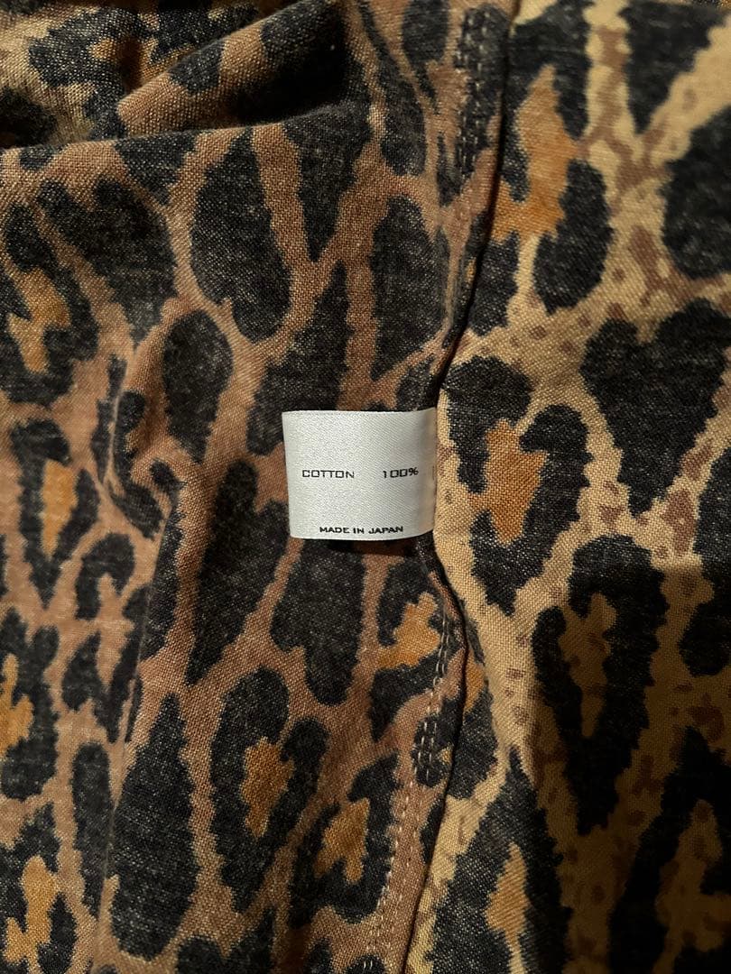 ナンバーナイン NUMBER (N)INEレオパード柄 豹柄 長袖シャツ