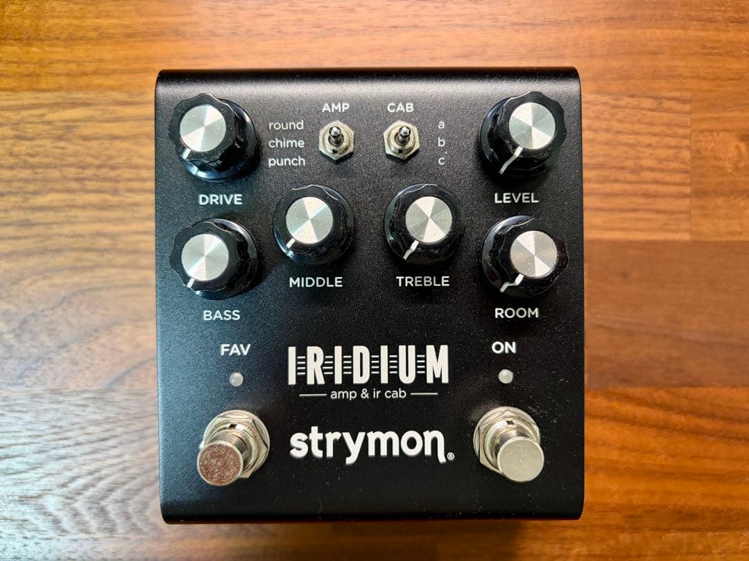 strymon IRIDIUM AMP & IR CABエミュレーター