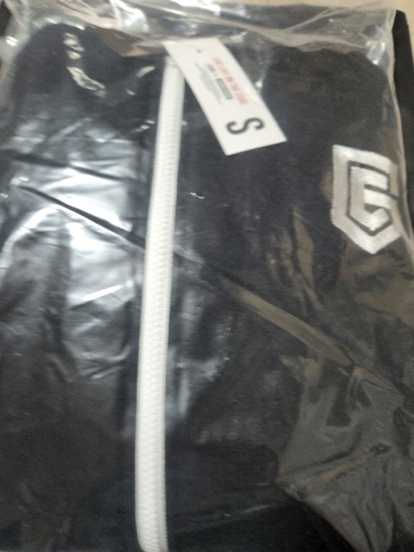 EGDE SHIELD LOGO サイドライン切り替え スウェットパーカー S