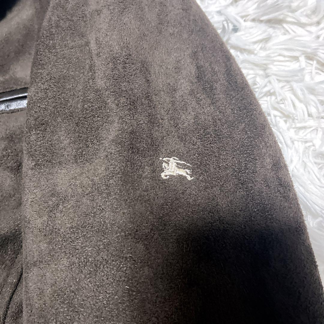 【美品】 BURBERRY BLACK LABEL ムートンジャケット ボア