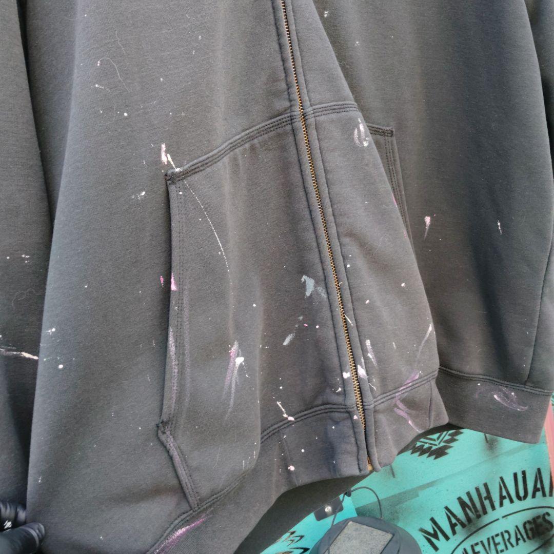 は*や様 レア Carhartt カーハート 裏地キルトフルジップパーカーアクテ