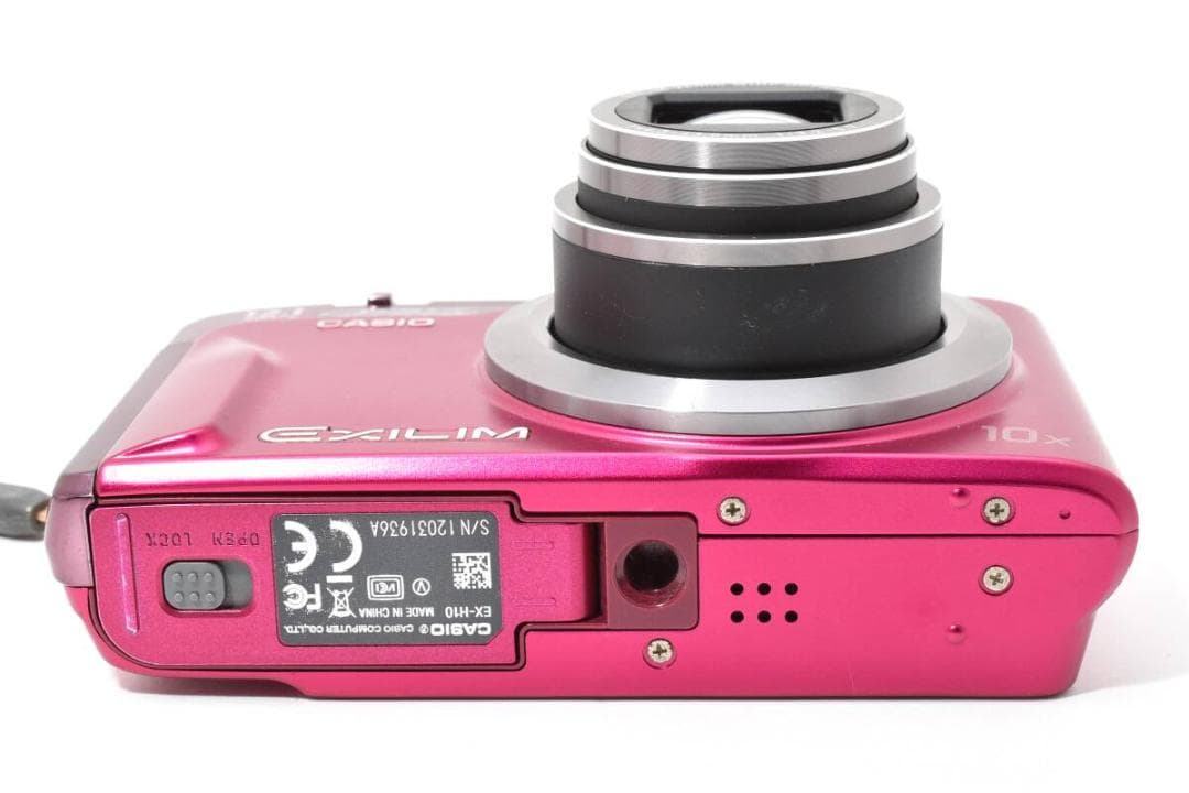 美品 カシオ　CASIO EXILIM EX-H10 ピンク ＃A325