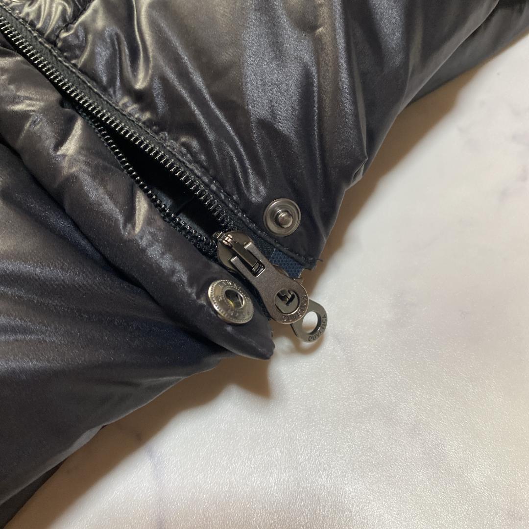 美品✨デュベティカ デネブ フォックスファー付 ダウンコート ロング 黒系40