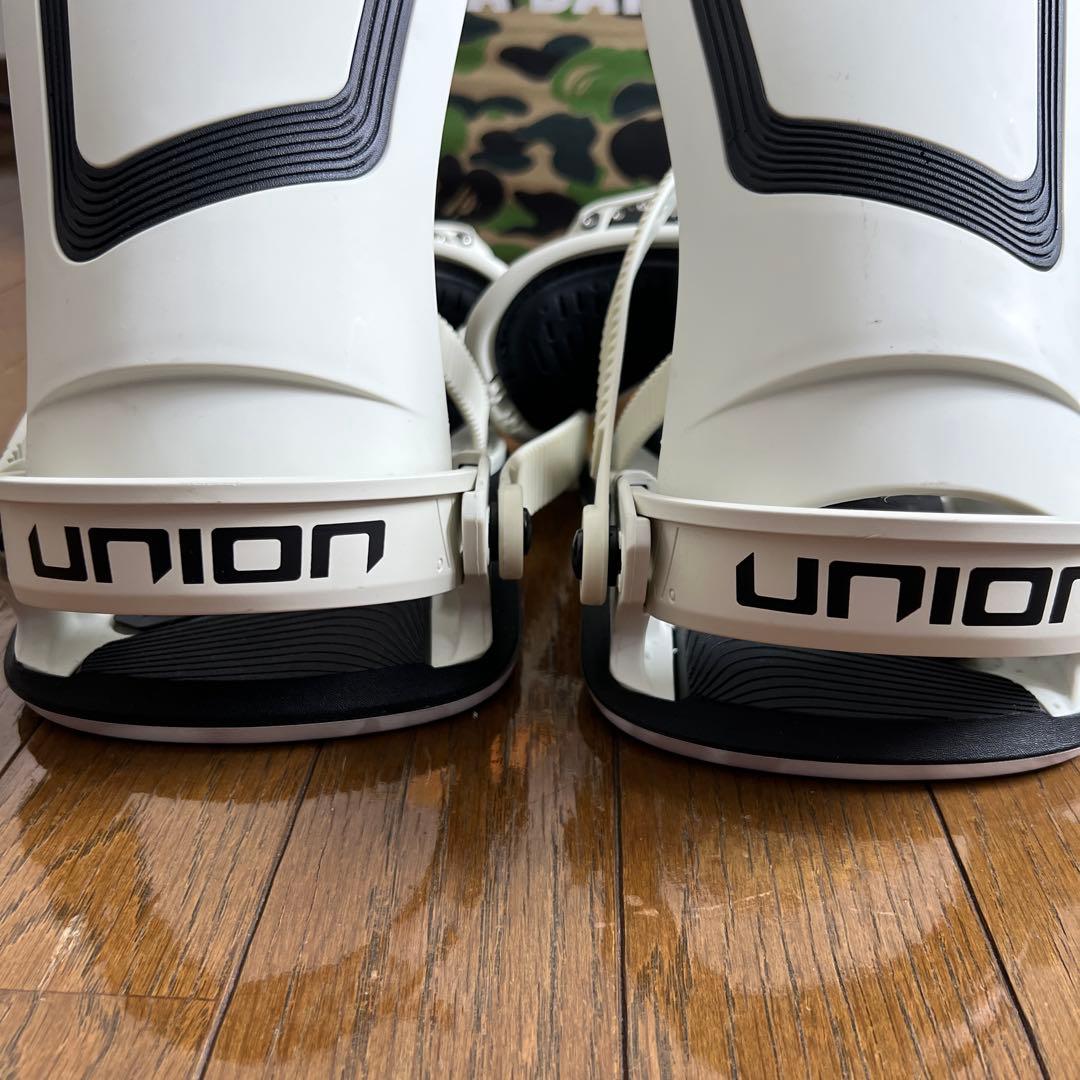 スノーボード　UNION ホワイト ビンディング