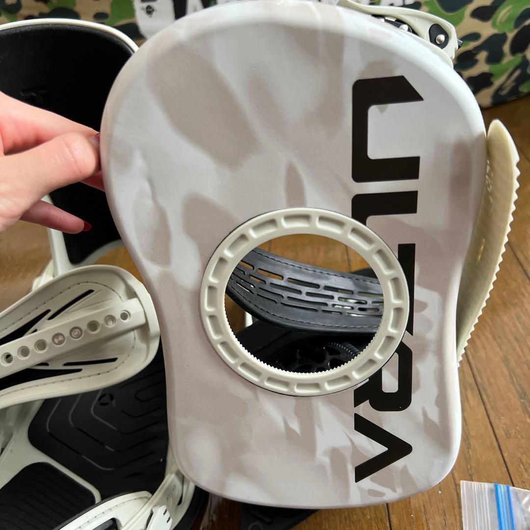 スノーボード　UNION ホワイト ビンディング