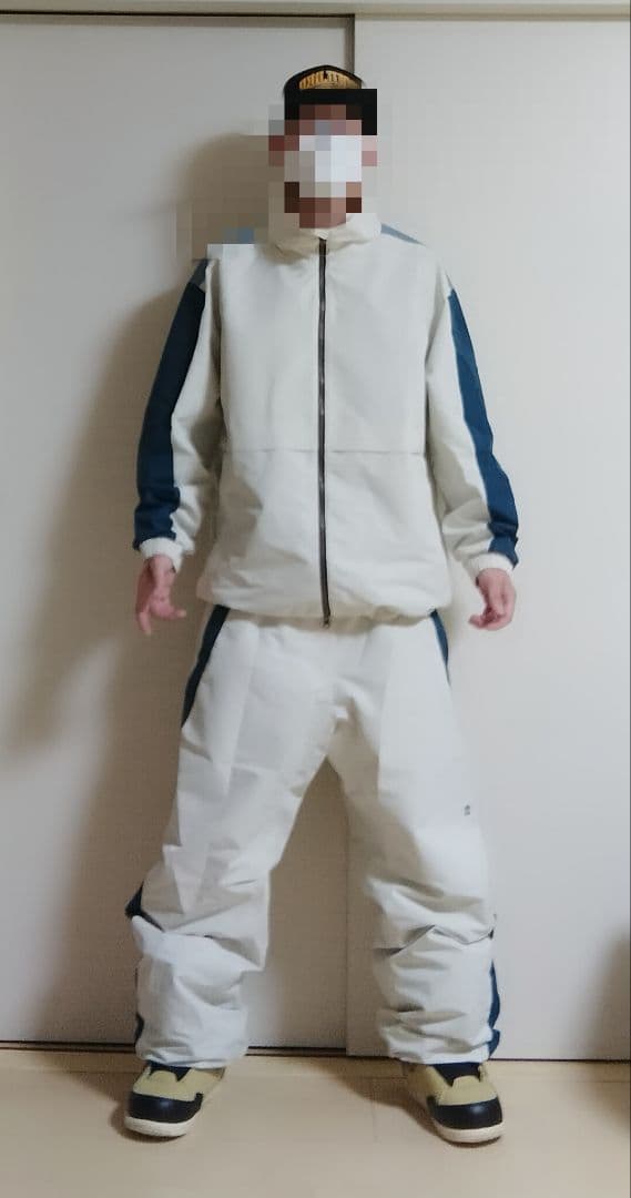 インハビタントinhabitant スノーボードウェア上下セット美品24/25