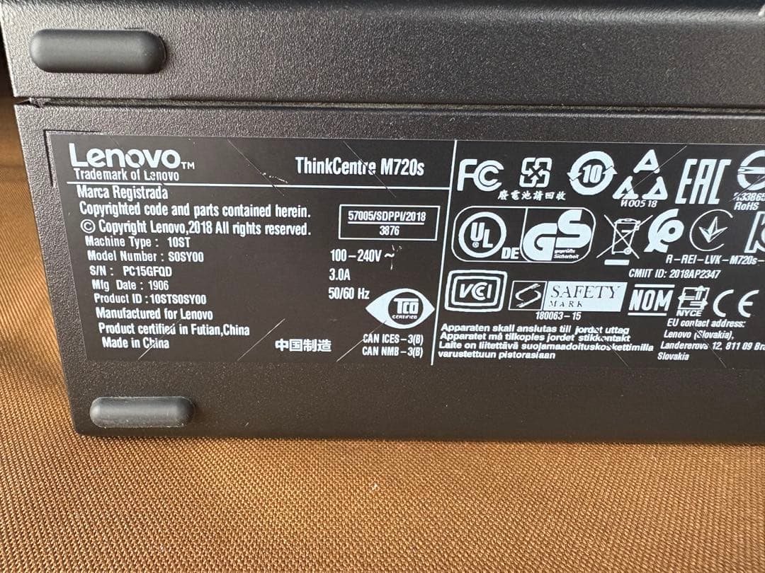 ThinkCentre 第8世代i5 メモリ16GB 新品SSD512GB
