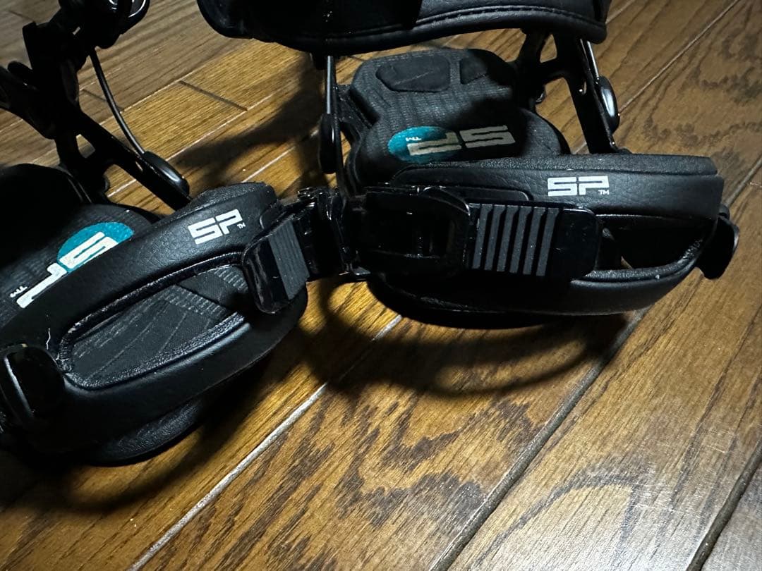 SPスノーボードビンディング ブラック/ブルー