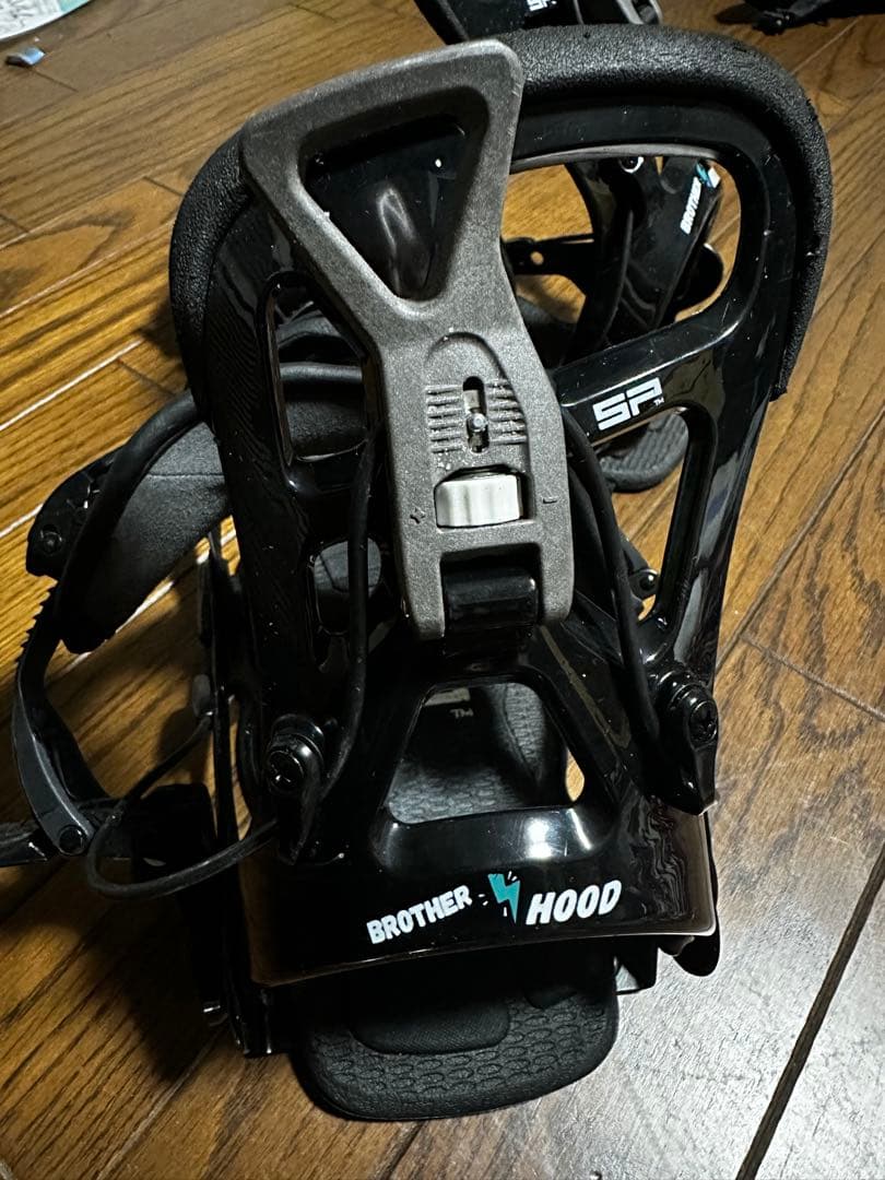 SPスノーボードビンディング ブラック/ブルー