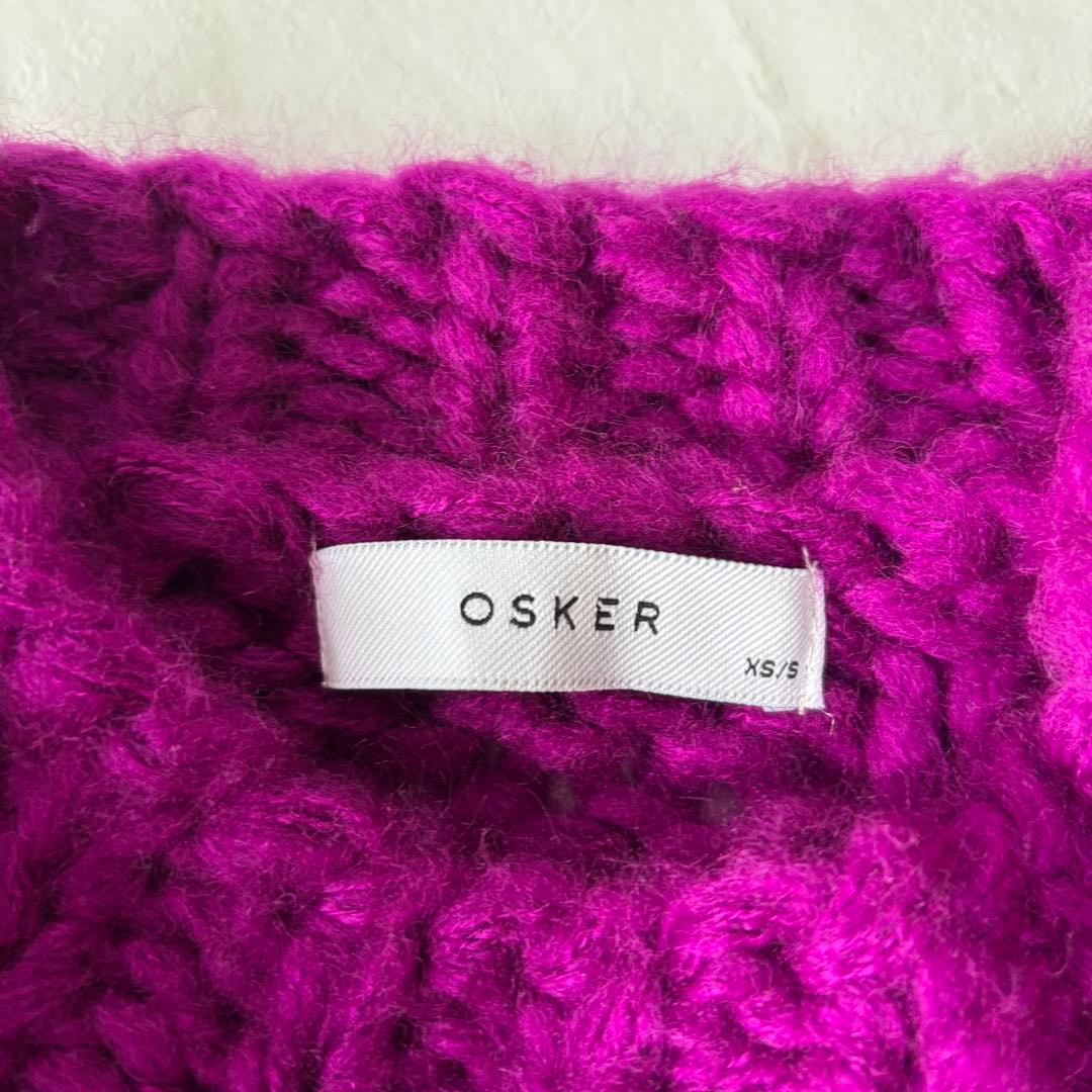 【田中みな実着用✨】OSKER オスカー　インスタ　ケーブル編みオーバーニット