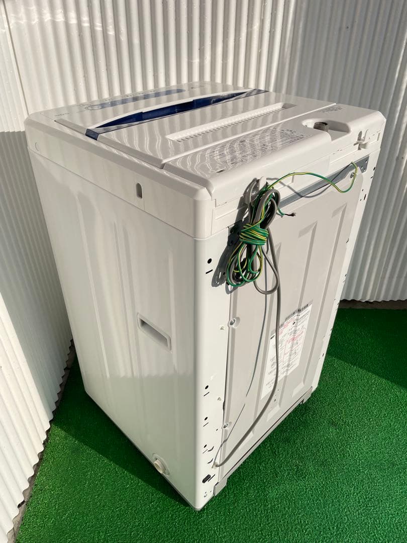 896 ヤマダ 風乾燥機能付き 5kg洗濯機 ホワイト コンパクト 一人暮らし