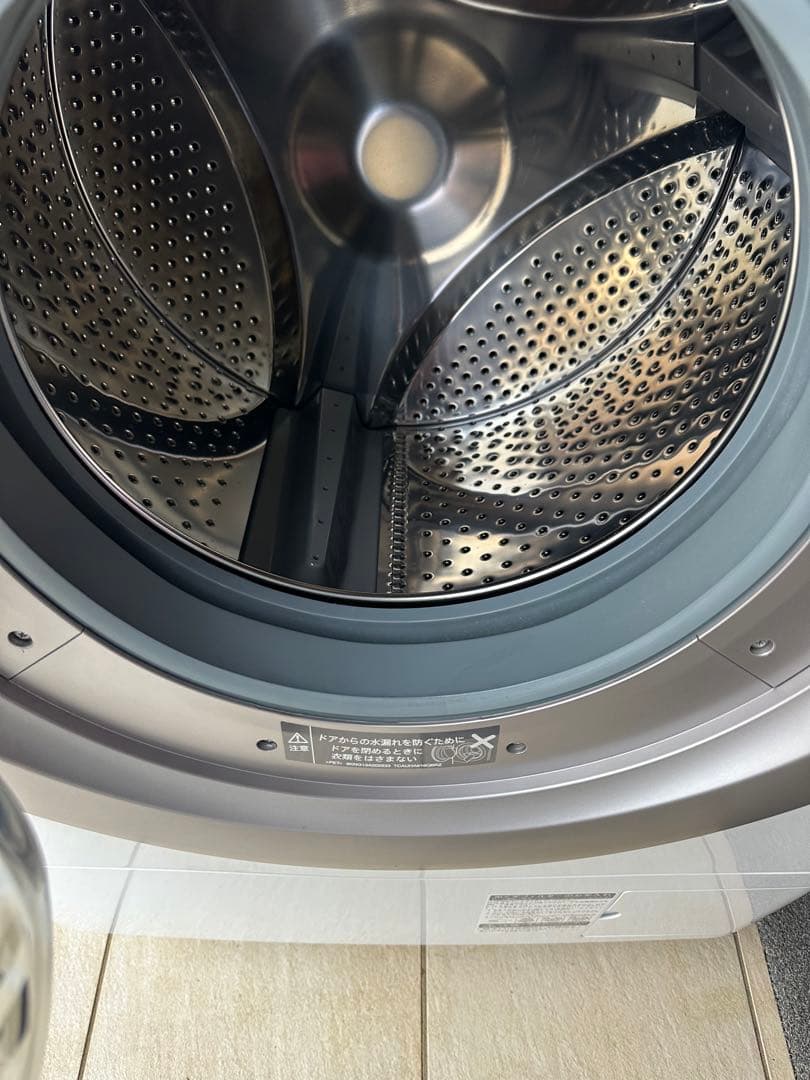 美品【SHARP】 2023年製 ドラム式洗濯乾燥機 ES-S7H-CL
