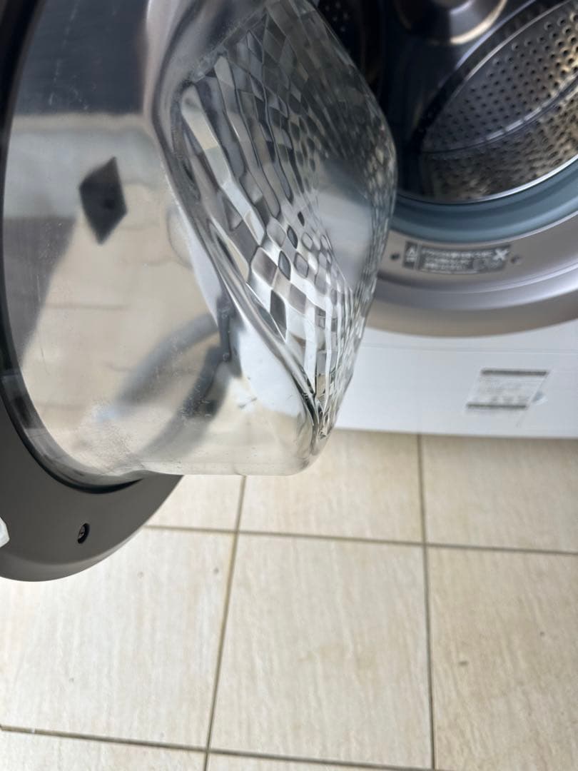 美品【SHARP】 2023年製 ドラム式洗濯乾燥機 ES-S7H-CL