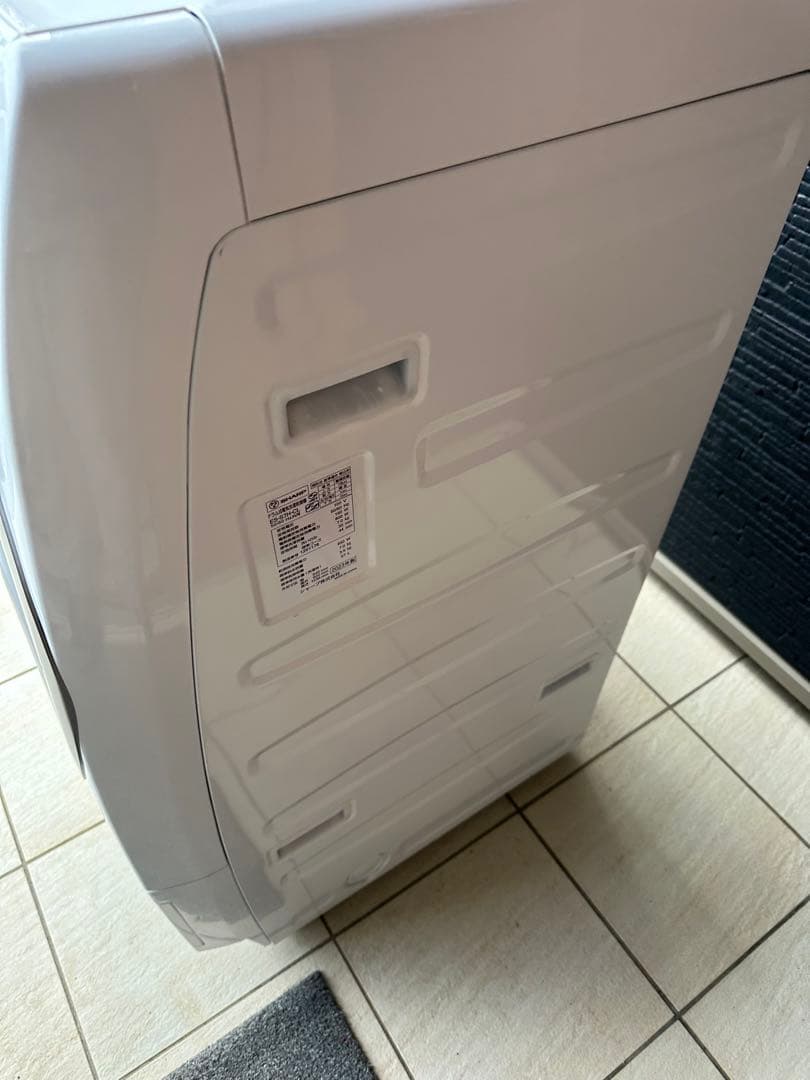 美品【SHARP】 2023年製 ドラム式洗濯乾燥機 ES-S7H-CL
