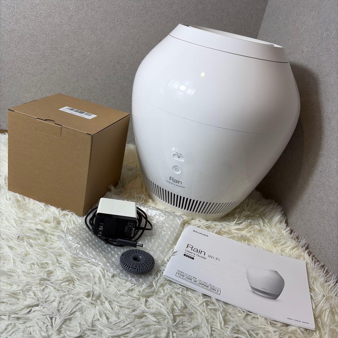 ほぼ未使用 BALMUDA Rain Wi-Fi ERN-1100UA-WK②