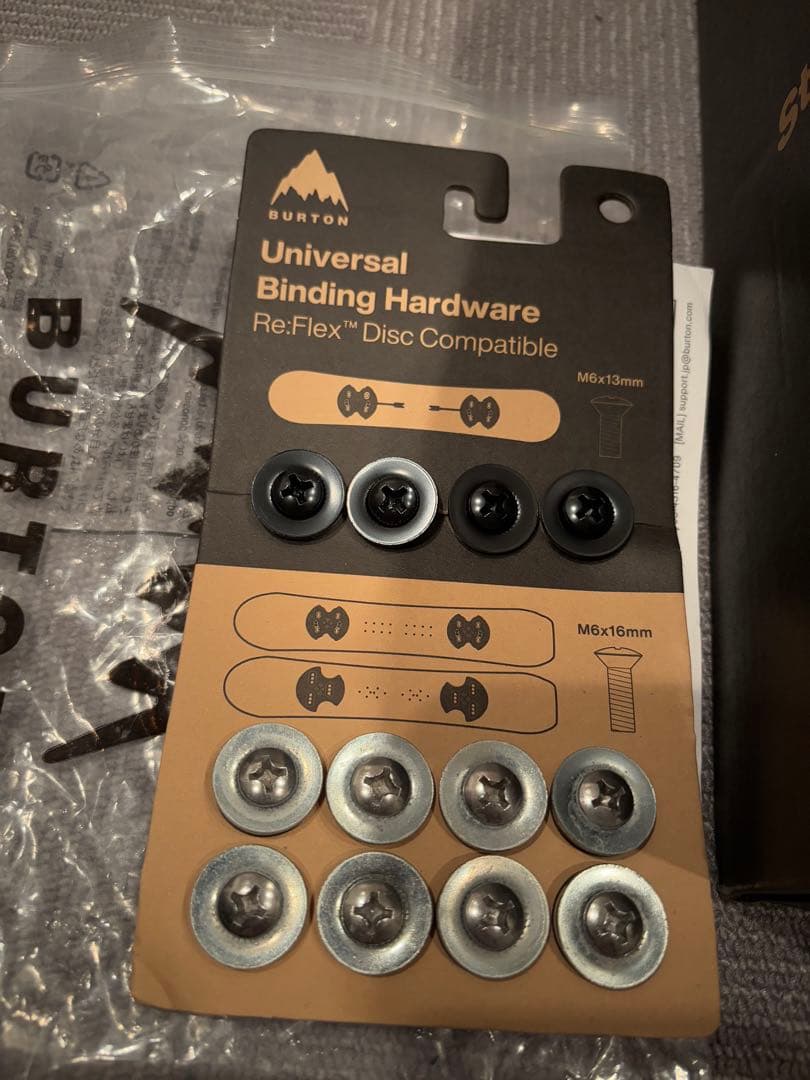 Burton STEP ON レディース　M ブラック&ホワイト