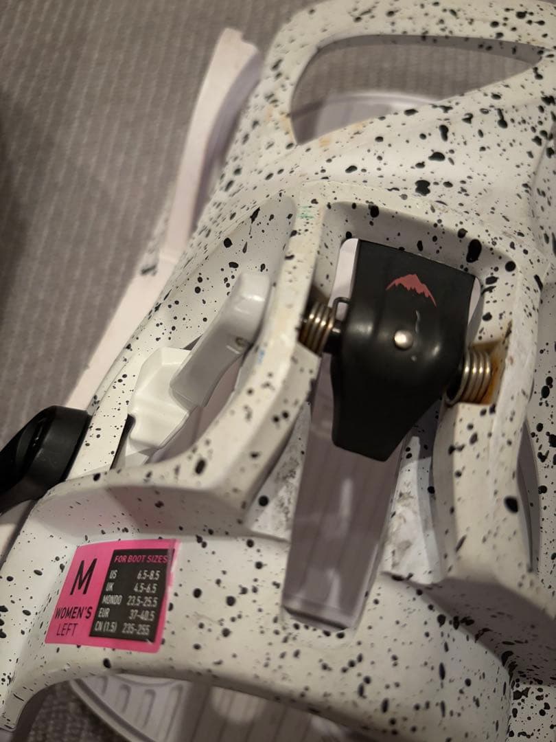 Burton STEP ON レディース　M ブラック&ホワイト