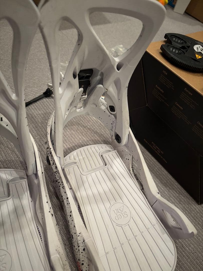 Burton STEP ON レディース　M ブラック&ホワイト