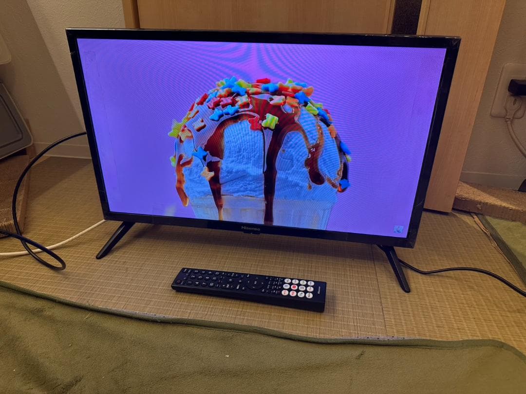 25年極々美品!ハイセンス hisense 24型　スマートテレビ 24YR4A