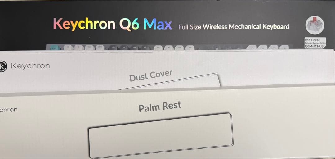 Keychron Q6 Max メカニカルキーボード US配列 赤軸
