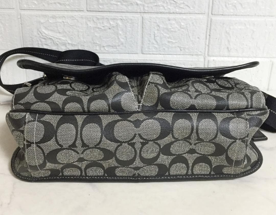 no32053 コーチ F70590 ヘリテージストライプ ショルダー バッグ