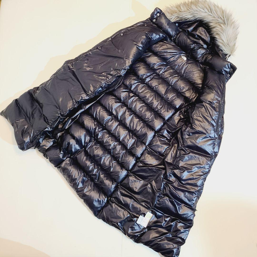 ノースフェイス　エクスプローラヌプシコート　ロングダウン　ブラック　大きいサイズ