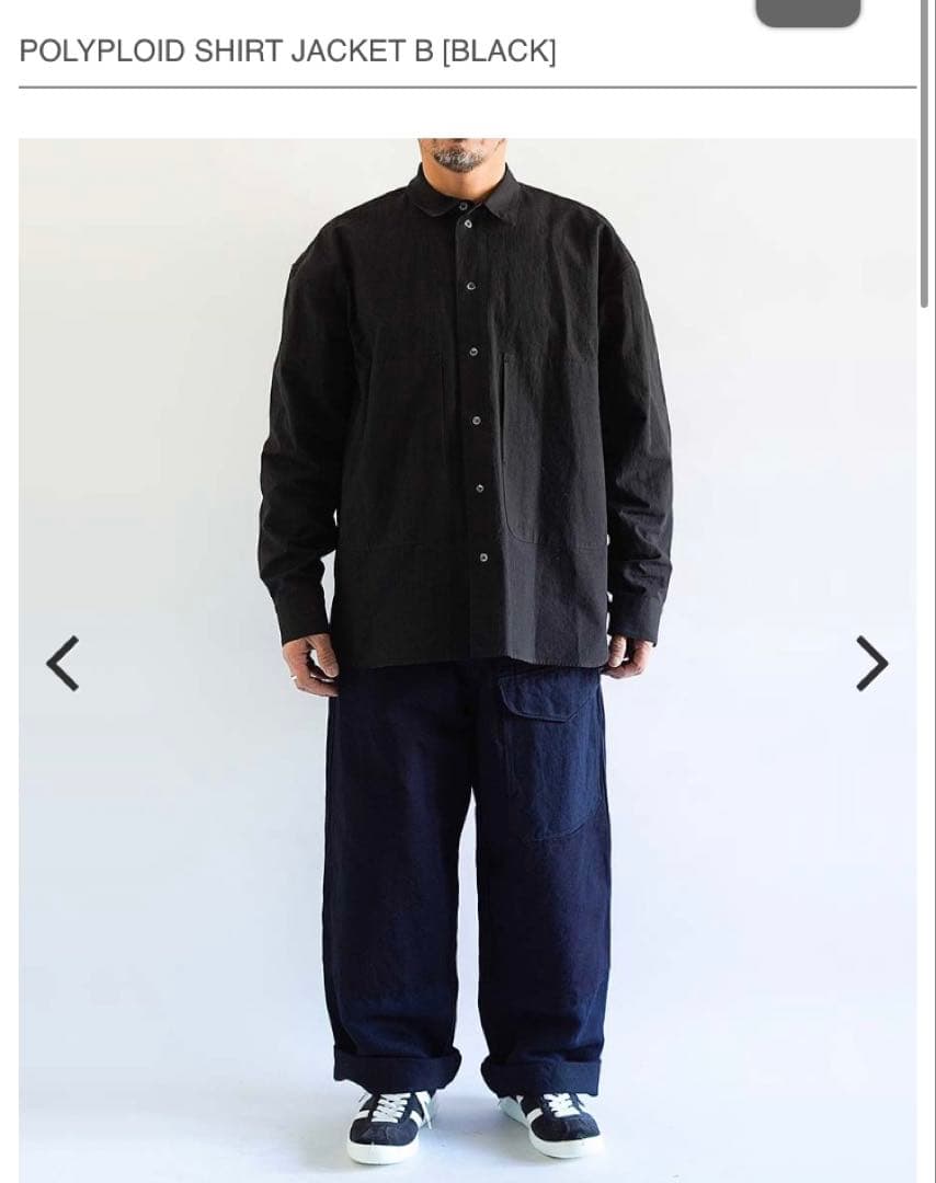 最終価格 POLYPLOID シャツジャケット SHIRT JACKET B