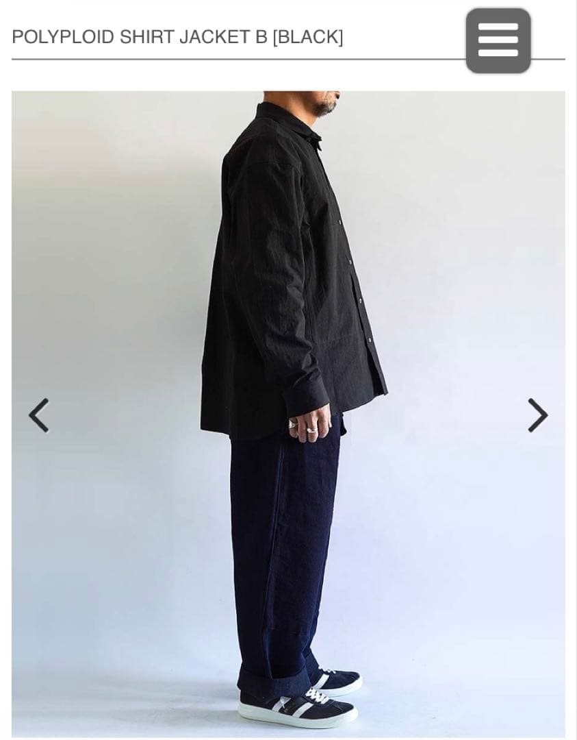 最終価格 POLYPLOID シャツジャケット SHIRT JACKET B