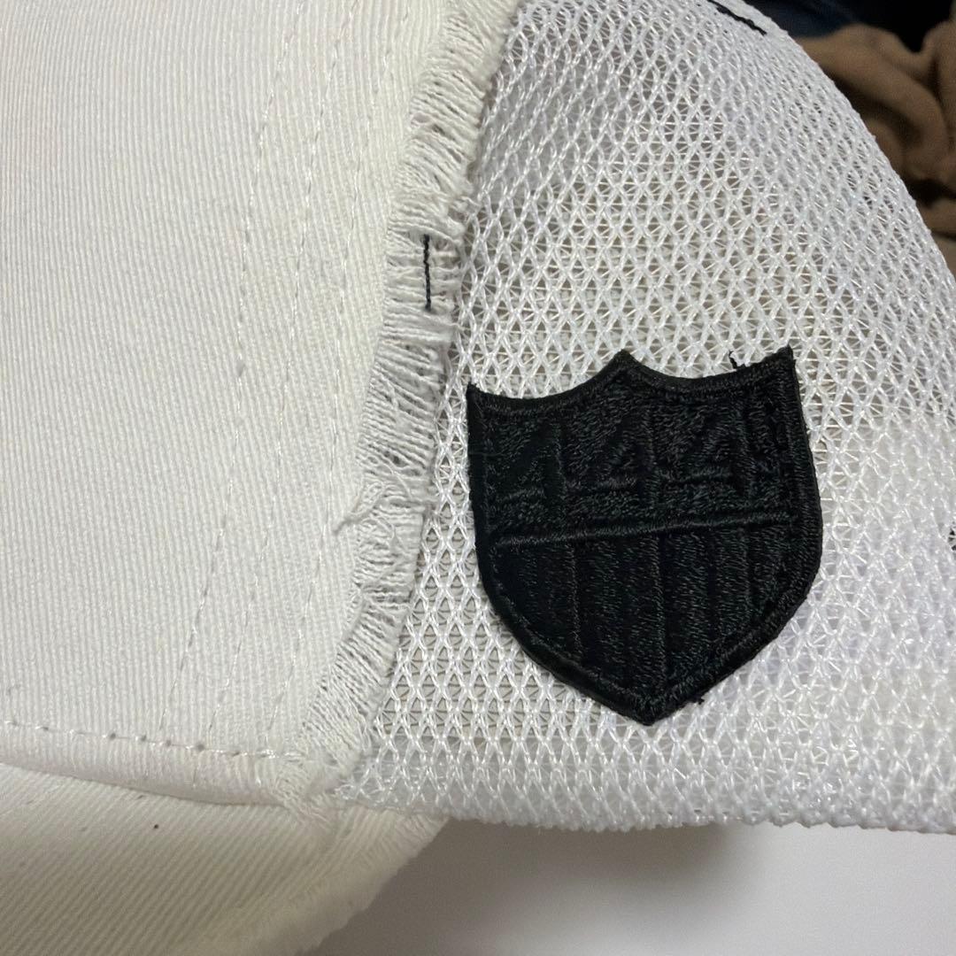 新品 ヨシノリコタケ　ホワイトキャップ 444 白 帽子