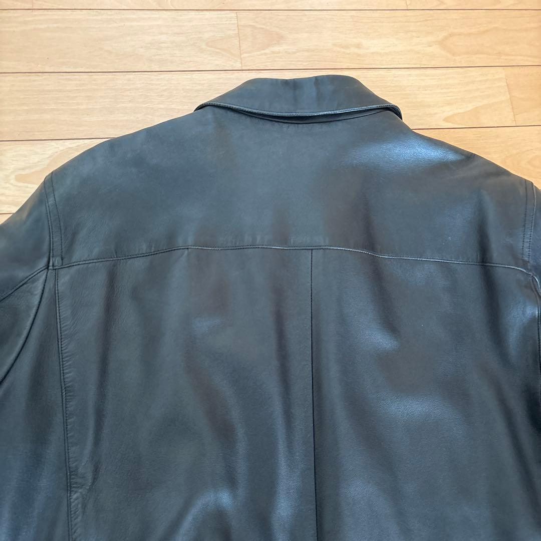 90s agnès b leatherjacket シープ羊　サイズ0 アニエス