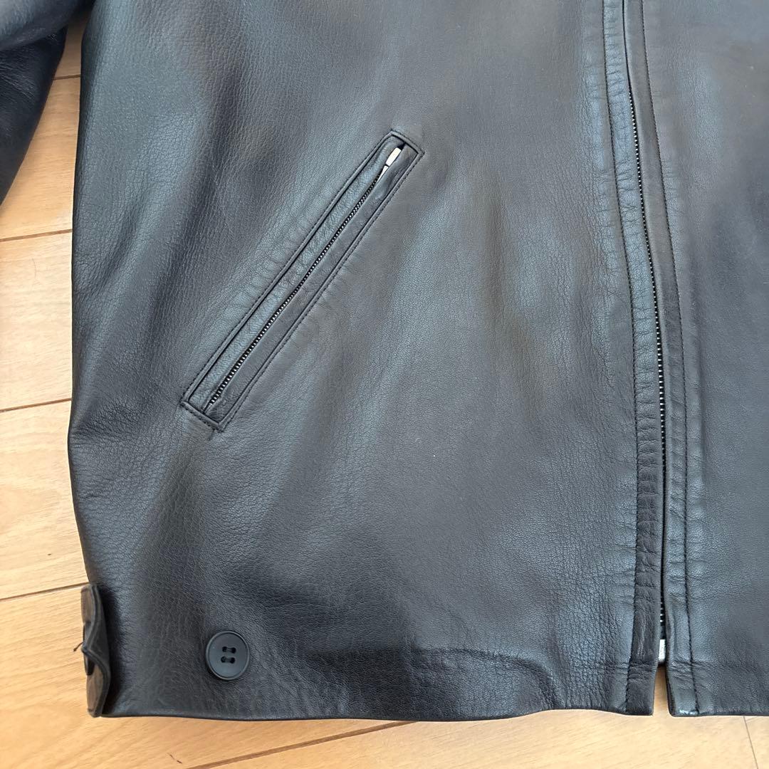 90s agnès b leatherjacket シープ羊　サイズ0 アニエス