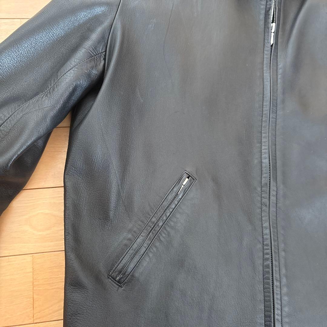 90s agnès b leatherjacket シープ羊　サイズ0 アニエス