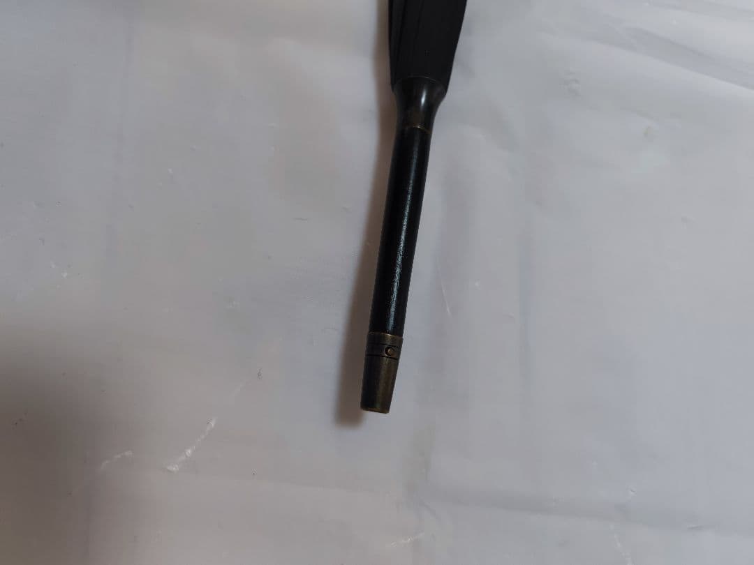 【英国王室御用達】FOX UMBRELLAS 黒 長傘 金属ハンドル