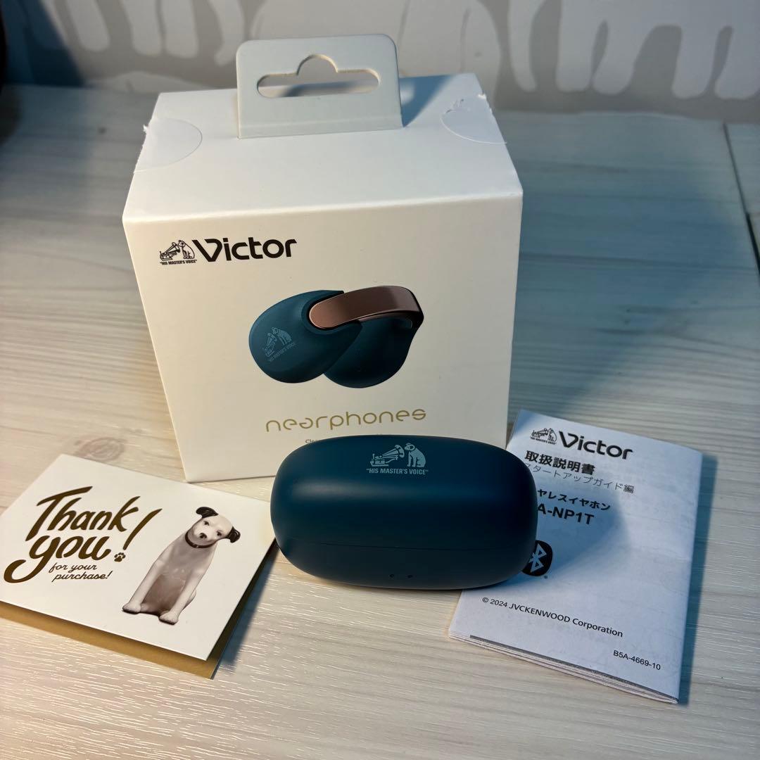 Victor ワイヤレスイヤホン HA-NP1T ティールブルー